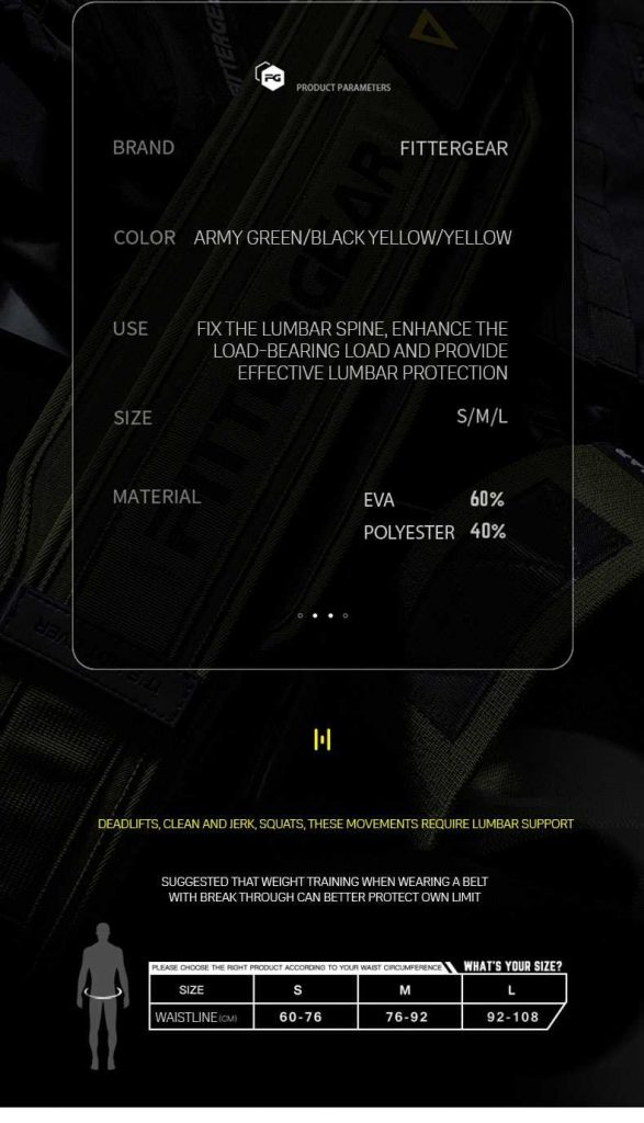 Đai lưng tập gym (Gym Belt) 24 FG52 8