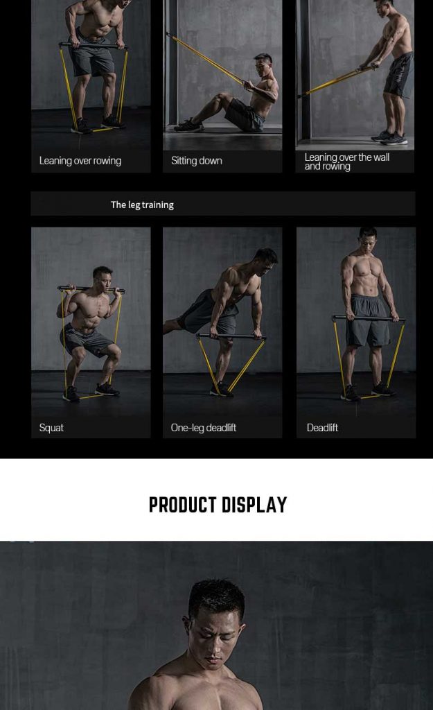Thanh tập luyện trở kháng (Resistance Band Bar) 26 FG86 11