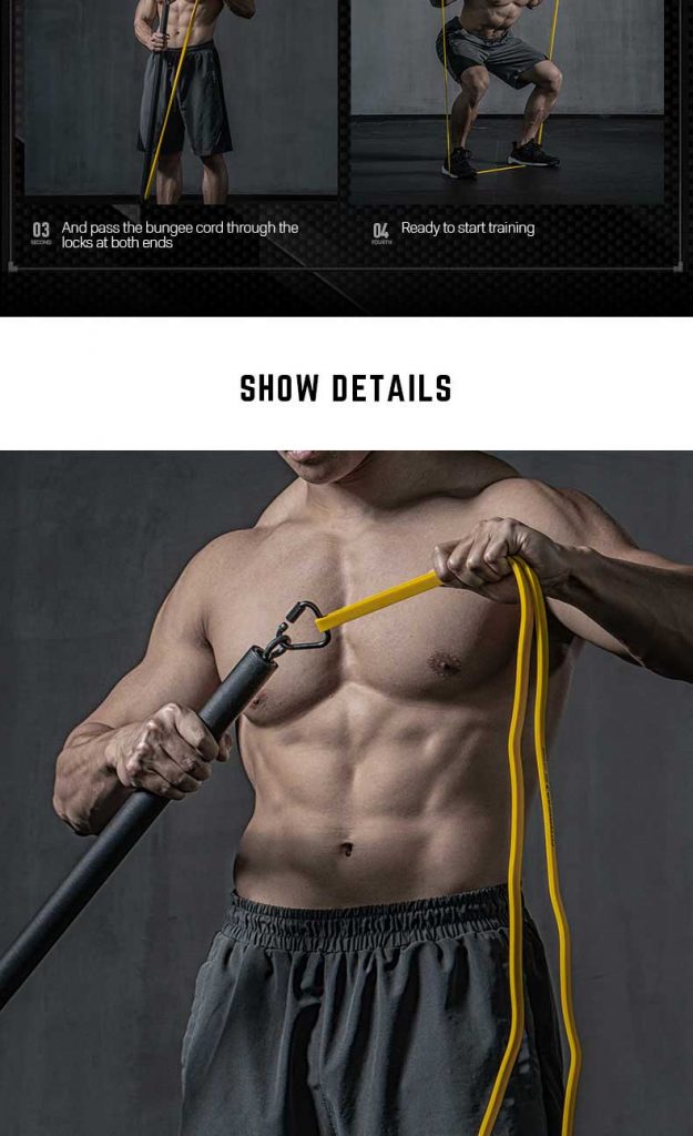 Thanh tập luyện trở kháng (Resistance Band Bar) 31 FG86 16